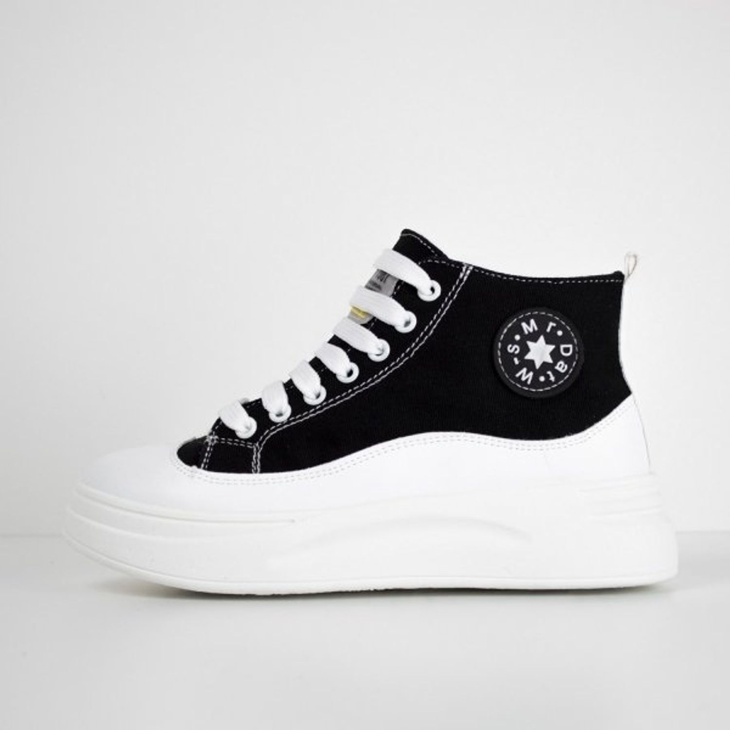 Pantofi sport dama AD20, model alb - negru, AD20-35 fotografia produsului View 6 L