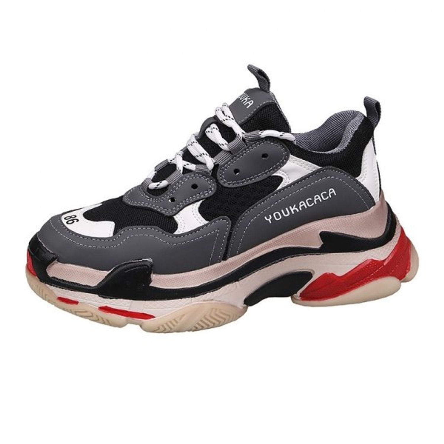 Pantofi sport dama AD34, model gri, AD34-36 fotografia produsului