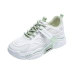 Pantofi sport dama AD35, model alb / verde, AD35-40 fotografia produsului