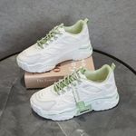 Pantofi sport dama AD35, model alb / verde, AD35-40 fotografia produsului View 6 S