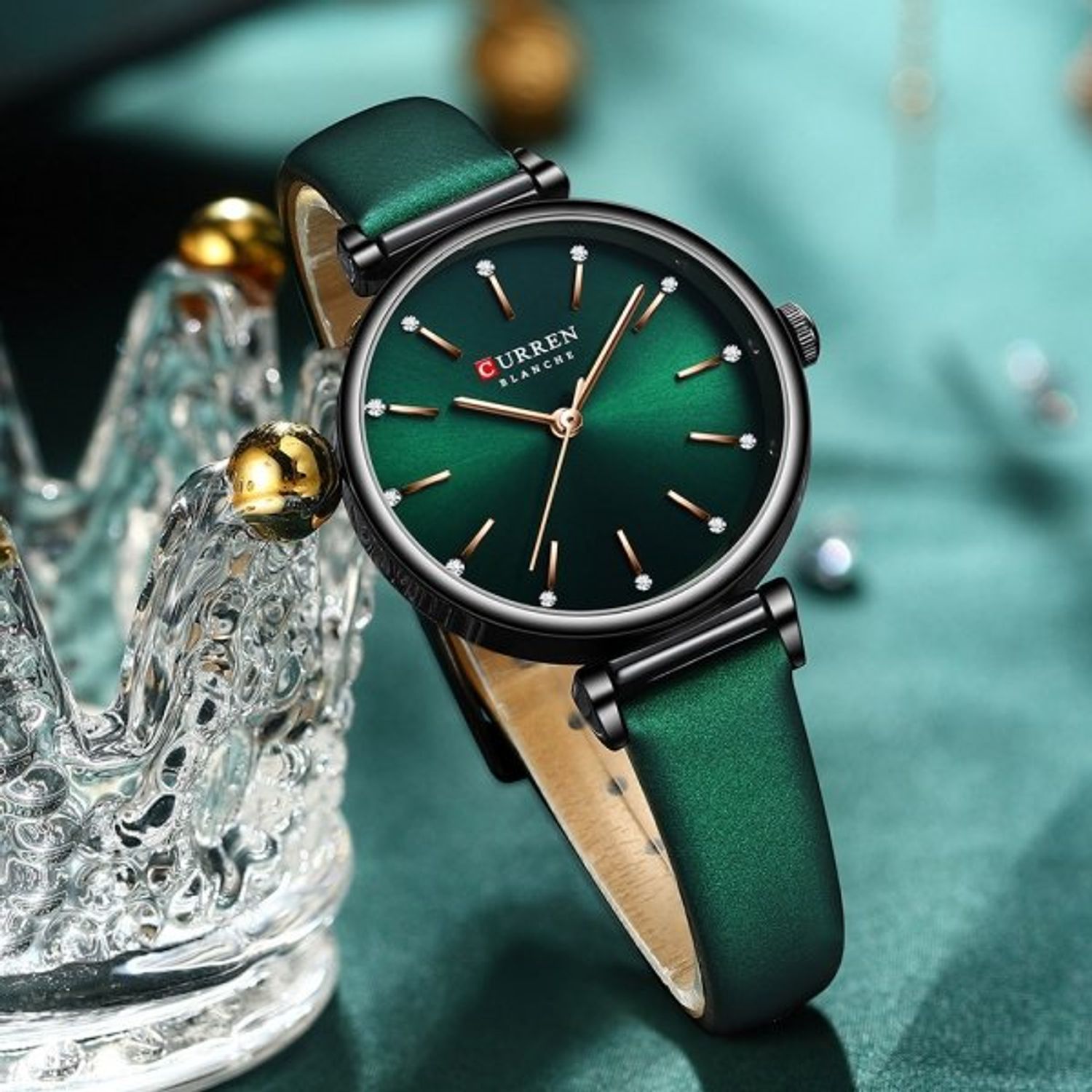 Ceas dama Curren CS1273, verde fotografia produsului View 3 L