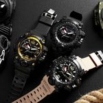 Ceas Barbatesc KEMANQI CS1002, curea silicon, digital watch fotografia produsului View 3 S