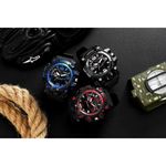 Ceas Barbatesc KEMANQI CS1002, curea silicon, digital watch fotografia produsului View 4 S