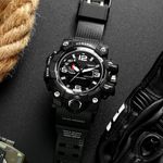 Ceas Barbatesc KEMANQI CS1002, curea silicon, digital watch fotografia produsului View 2 S