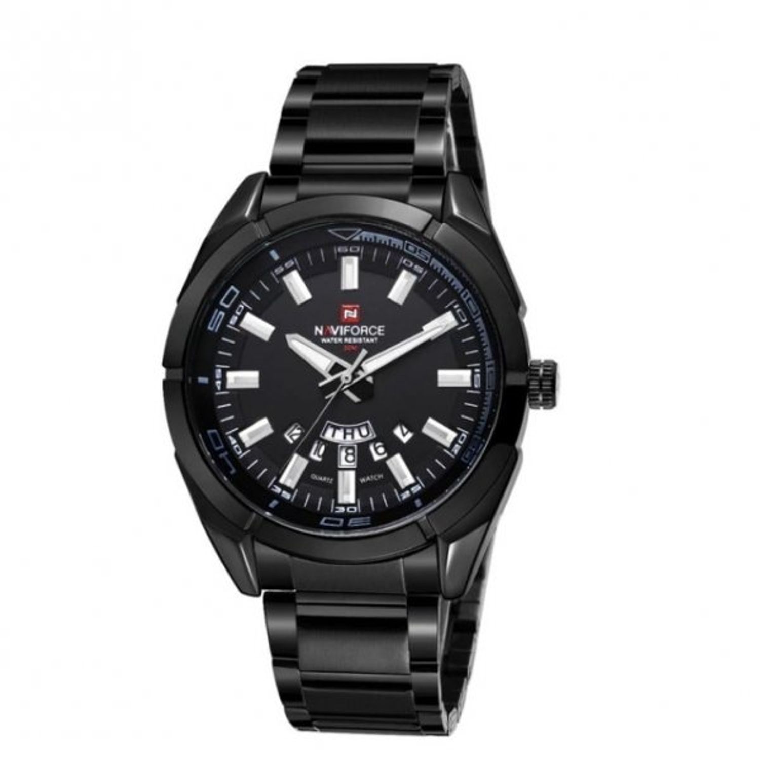Ceas barbatesc Naviforce, CS1219, otel inoxidabil, model negru fotografia produsului