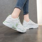 Pantofi sport dama AD35, model alb / verde, AD35-37 fotografia produsului View 5 S