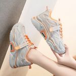 Pantofi sport dama AD36, model alb / orange, AD36-36 fotografia produsului View 5 S