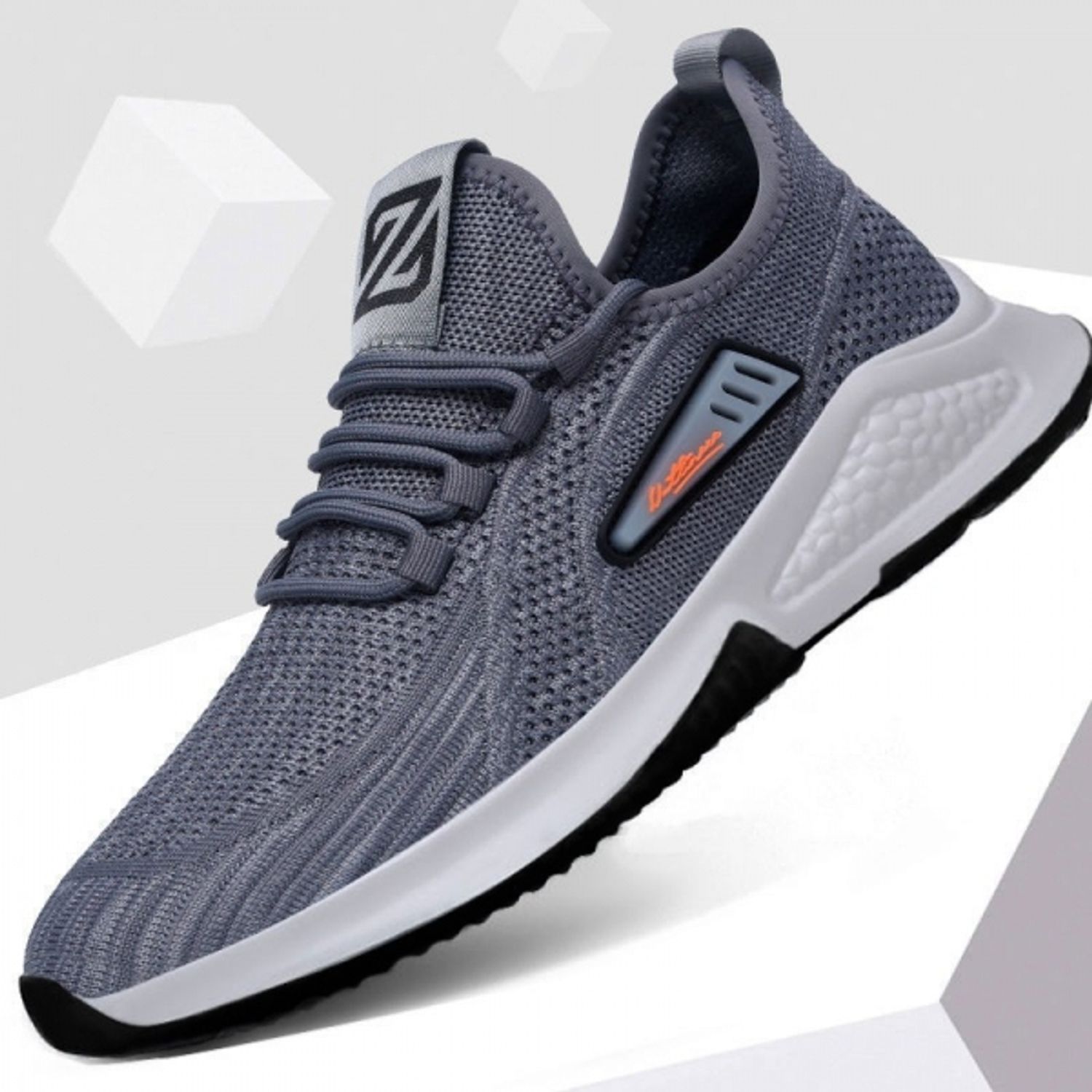 Pantofi sport barbati AD64, model gri, AD64-44 fotografia produsului View 2 L