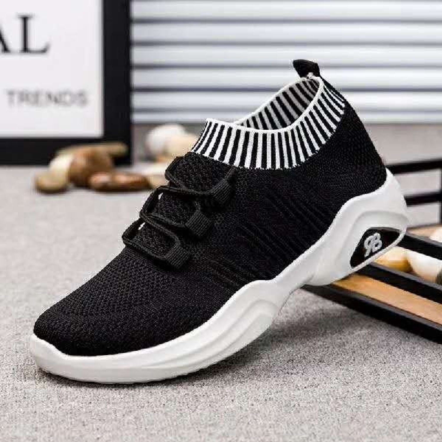 Pantofi sport dama AD22, model negru, AD22-36 fotografia produsului View 5 L