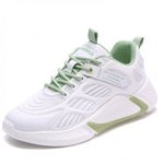 Pantofi sport dama AD37, model alb / verde, AD37-40 fotografia produsului