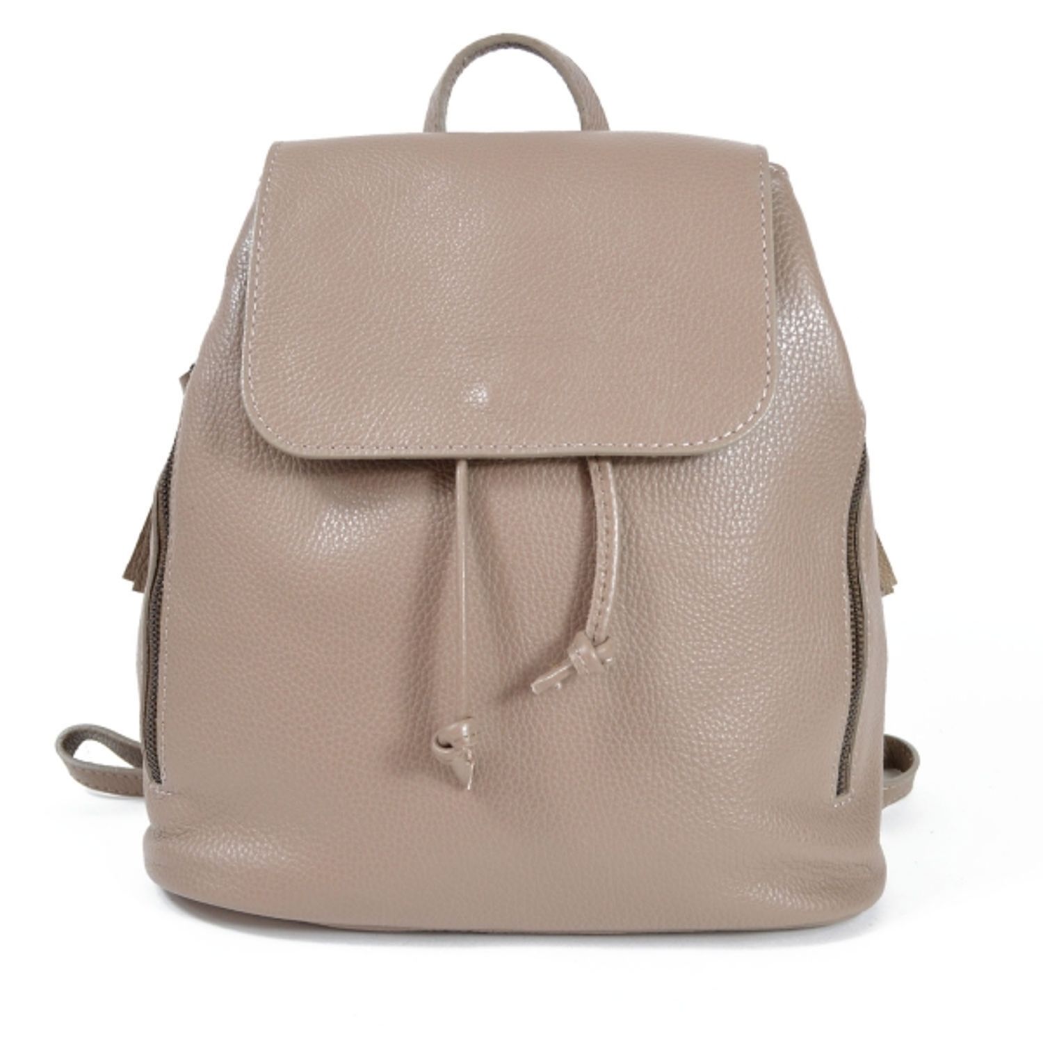 Rucsac dama Zelinda GT1493, piele naturala, taupe fotografia produsului