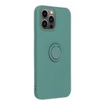 Husa Compatibila cu Apple iPhone 13 Pro Max - Forcell Silicone Ring Green fotografia produsului