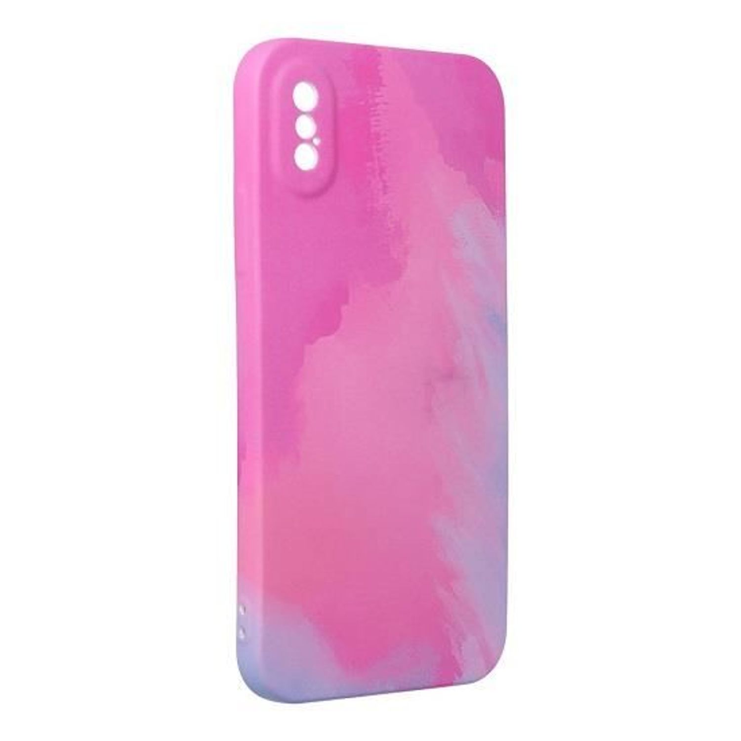 Husa Compatibila cu Apple iPhone XS,iPhone X - Forcell Pop Pink/Blue fotografia produsului
