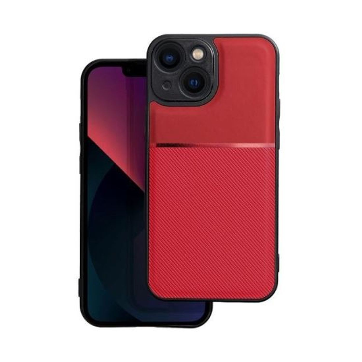Husa Compatibila cu Apple iPhone 13 Mini - Forcell Noble Red fotografia produsului