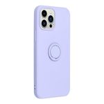 Husa Compatibila cu Apple iPhone 13 Pro Max - Forcell Silicone Ring Violet fotografia produsului