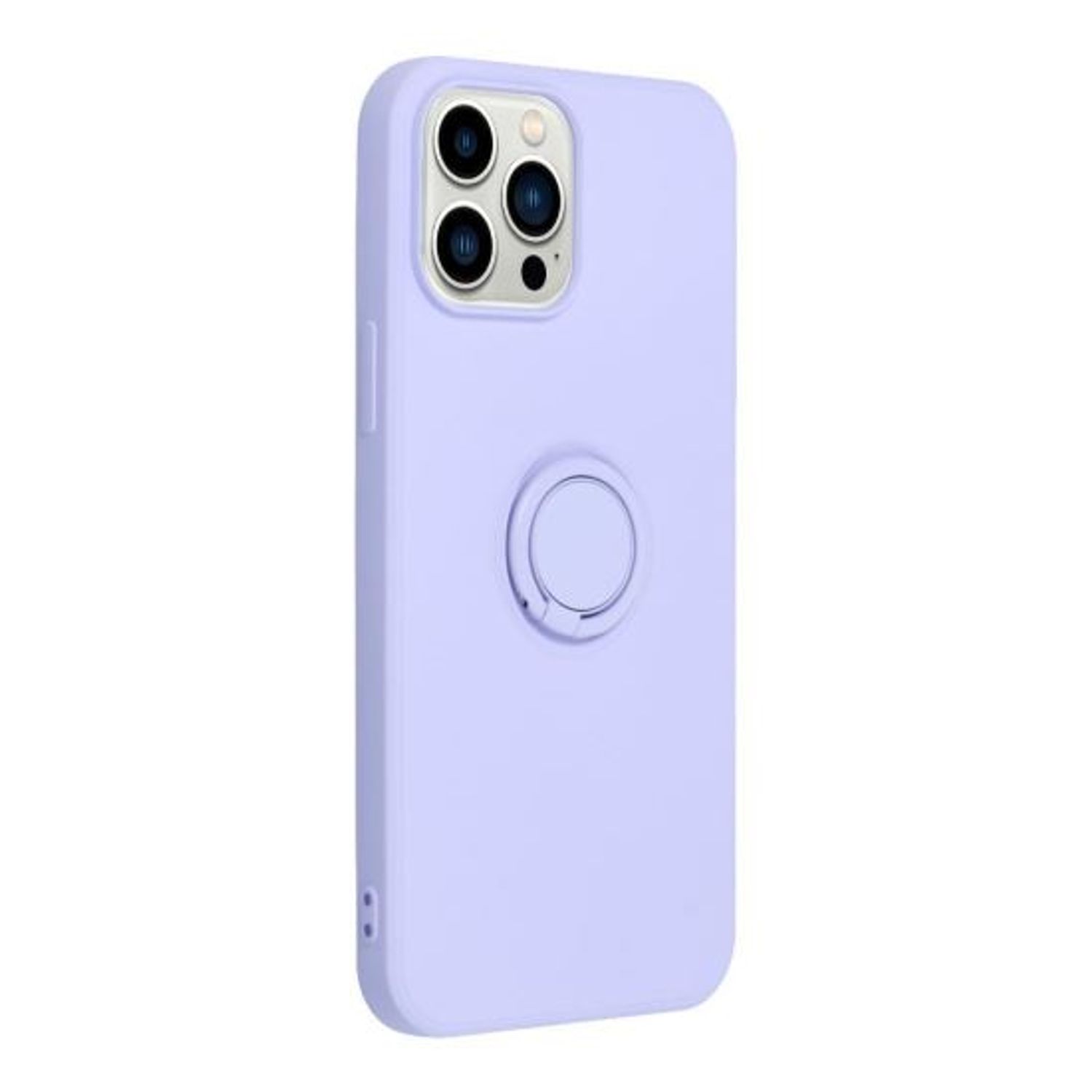 Husa Compatibila cu Apple iPhone 13 Pro Max - Forcell Silicone Ring Violet fotografia produsului