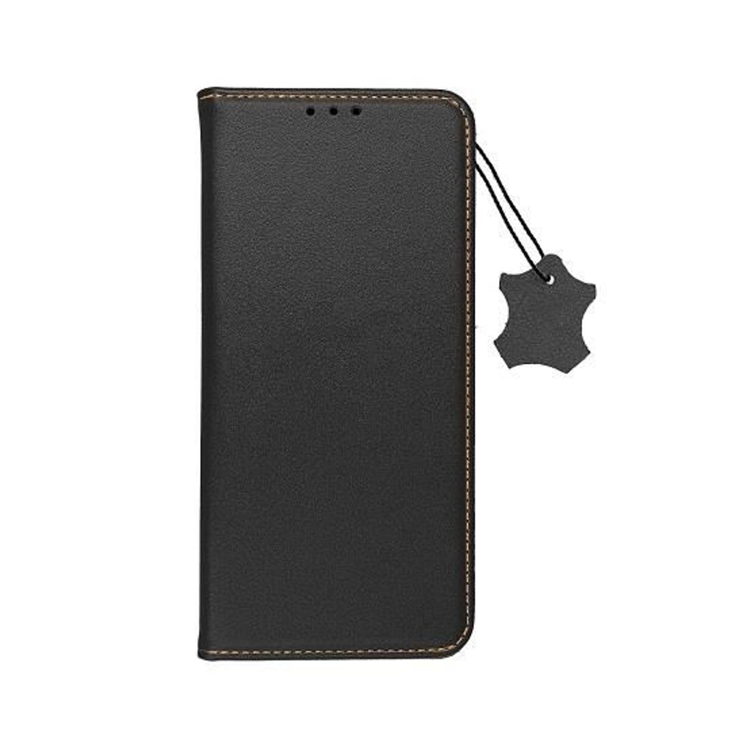 Husa Flip Piele Naturala Compatibila cu Apple iPhone XR - Forcell Smart Pro Negru fotografia produsului
