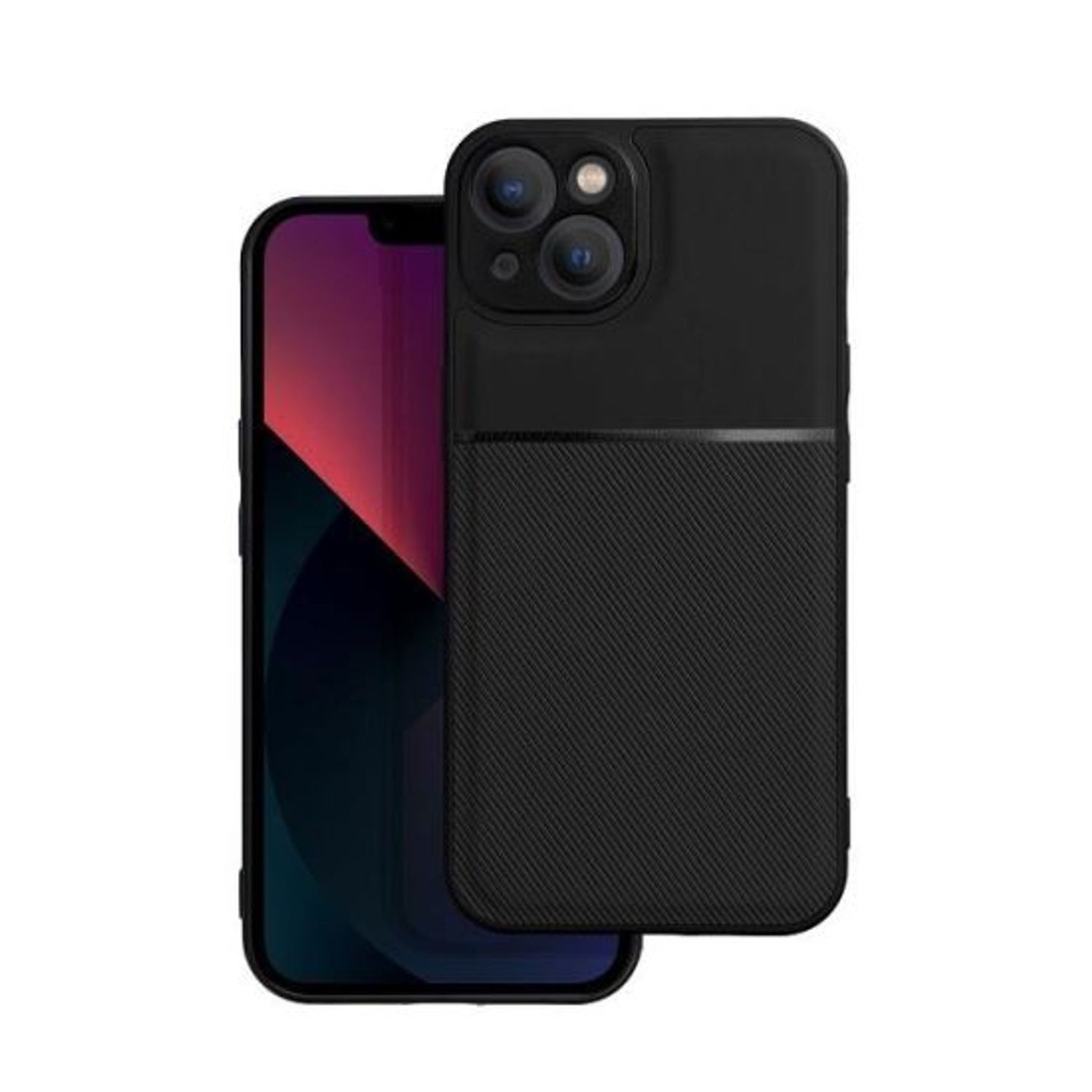Husa Compatibila cu Apple iPhone 13 Mini - Forcell Noble Black fotografia produsului