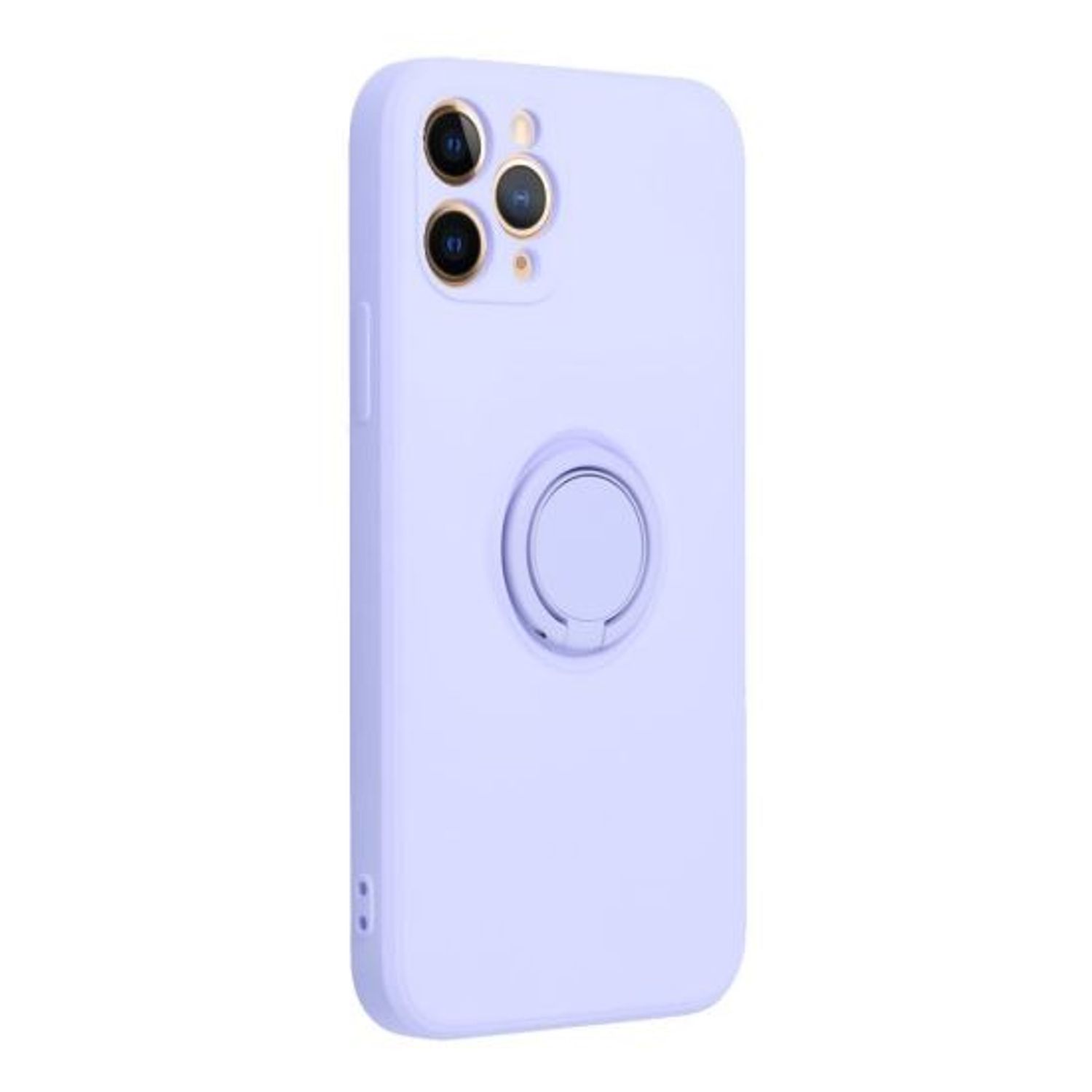 Husa Compatibila cu Apple iPhone 11 Pro - Forcell Silicone Ring Violet fotografia produsului