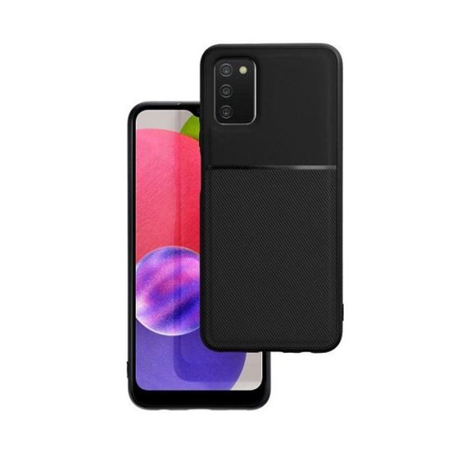 Husa Compatibila cu Samsung Galaxy A03s - Forcell Noble Black fotografia produsului