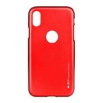 Husa Apple iPhone X,iPhone XS - Goospery TPU i-Jelly Case Red fotografia produsului