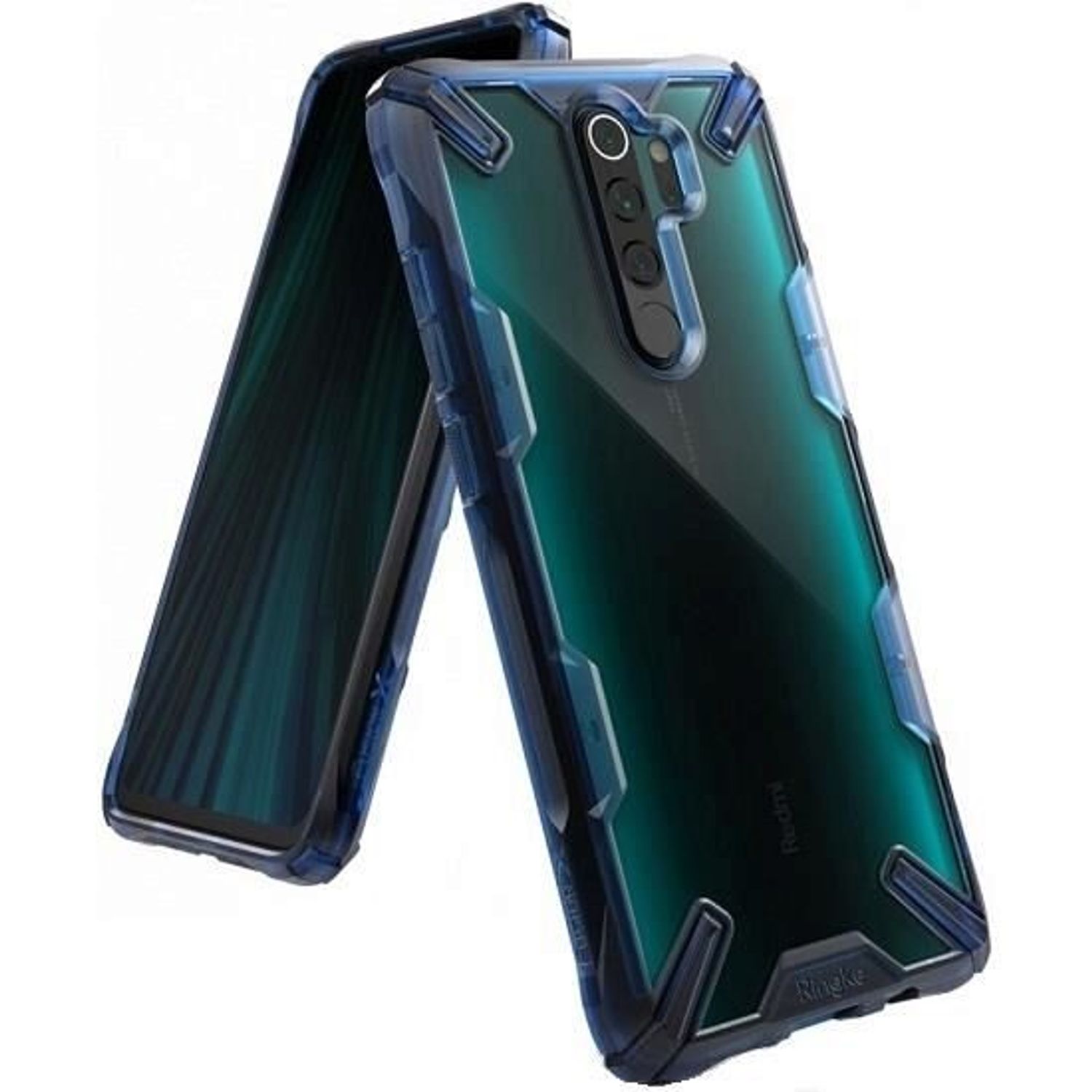 Husa Xiaomi Redmi Note 8 Pro - Ringke Fusion-X Albastru fotografia produsului