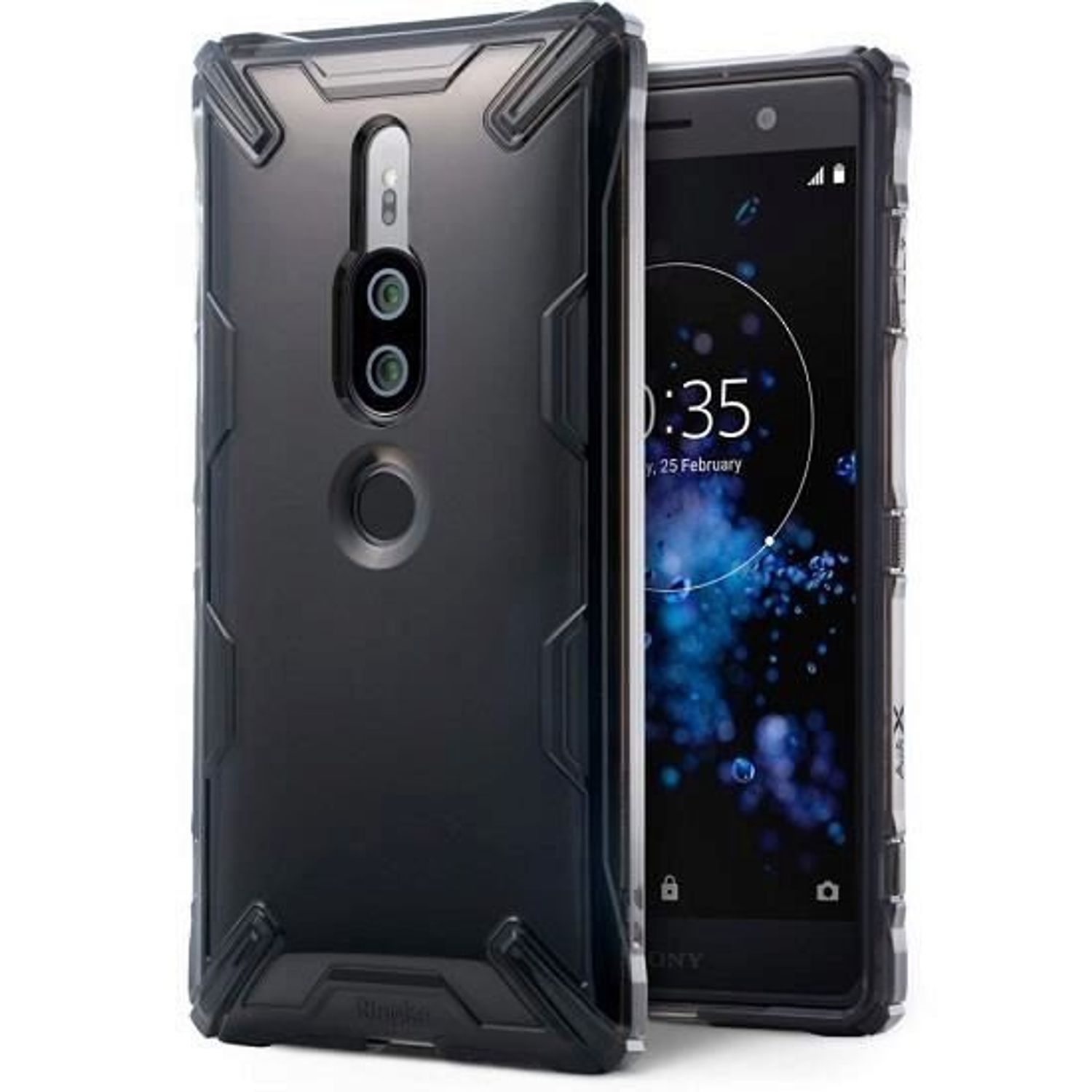 Husa Sony Xperia XZ2 Premium - Ringke Air-X Negru fotografia produsului