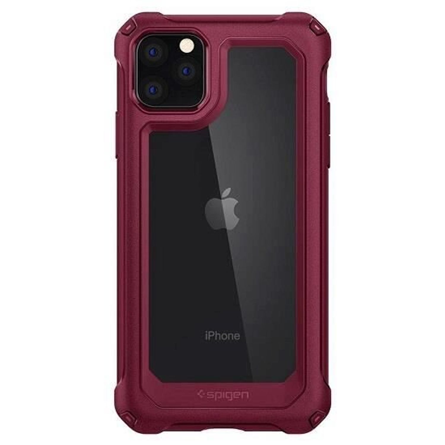 Husa Apple iPhone 11 Pro Max - Spigen Hybrid Gauntlet Iron Red fotografia produsului