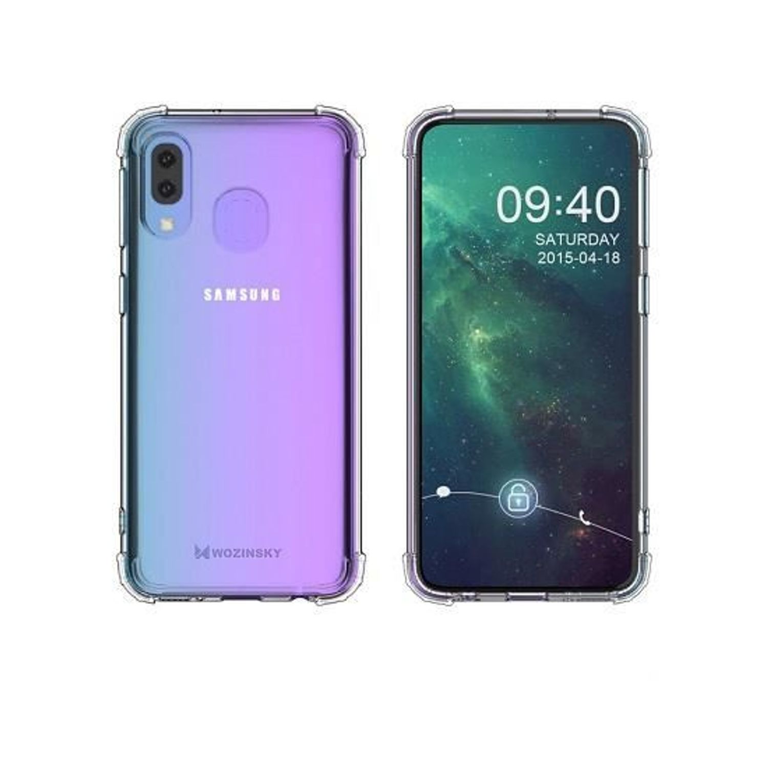 Husa Samsung Galaxy A40 - Wozinsky Anti Shock Clear fotografia produsului