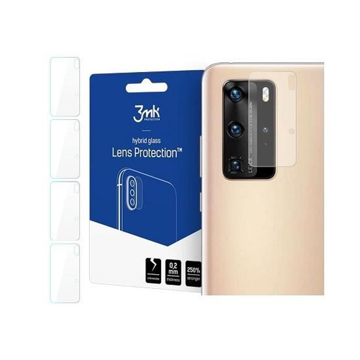 Folie Camera Huawei P40 4 Buc - 3mk Flexible Glass Clear fotografia produsului