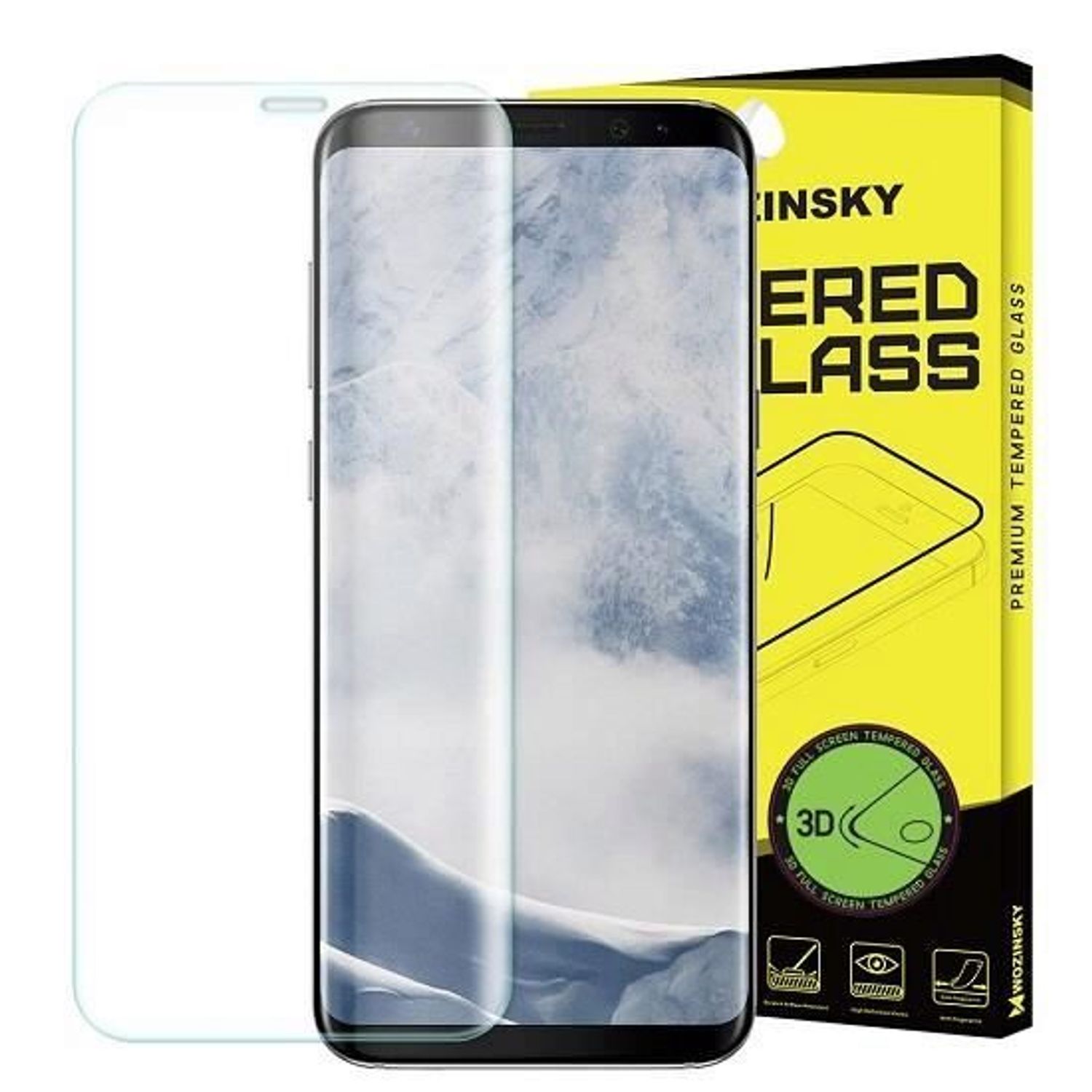 Folie Sticla Samsung Galaxy S9 G960 - Wozinsky 3D Full Cover Clear fotografia produsului