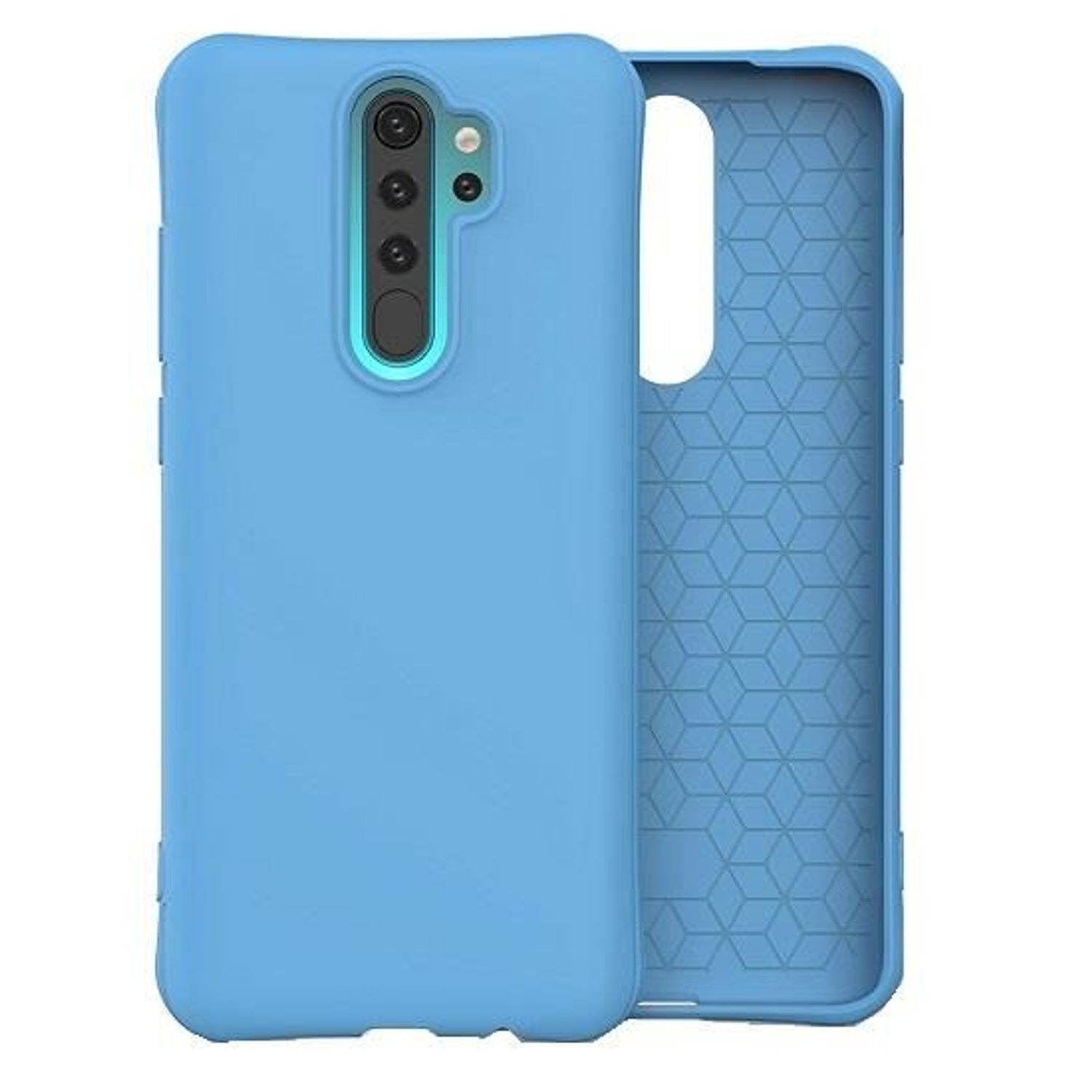 Husa Silicon Xiaomi Redmi Note 8 Pro - iberry Color Soft Albastru Deschis fotografia produsului