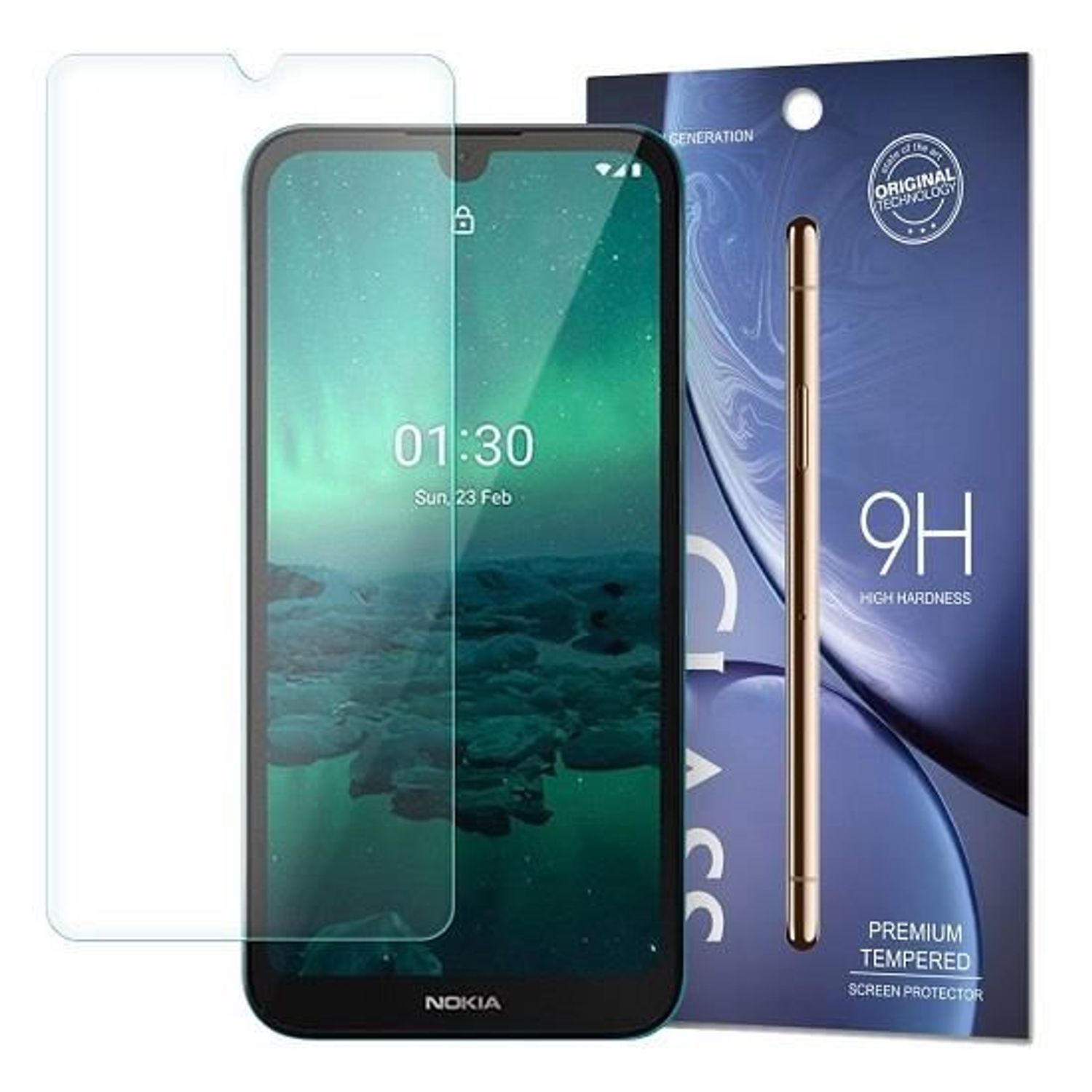 Folie Sticla Nokia 1.3 - iberry Premium New Generation Clear fotografia produsului