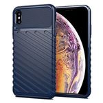 Husa Apple iPhone X,Apple iPhone XS - iberry Thunder TPU Flexibil Albastru fotografia produsului