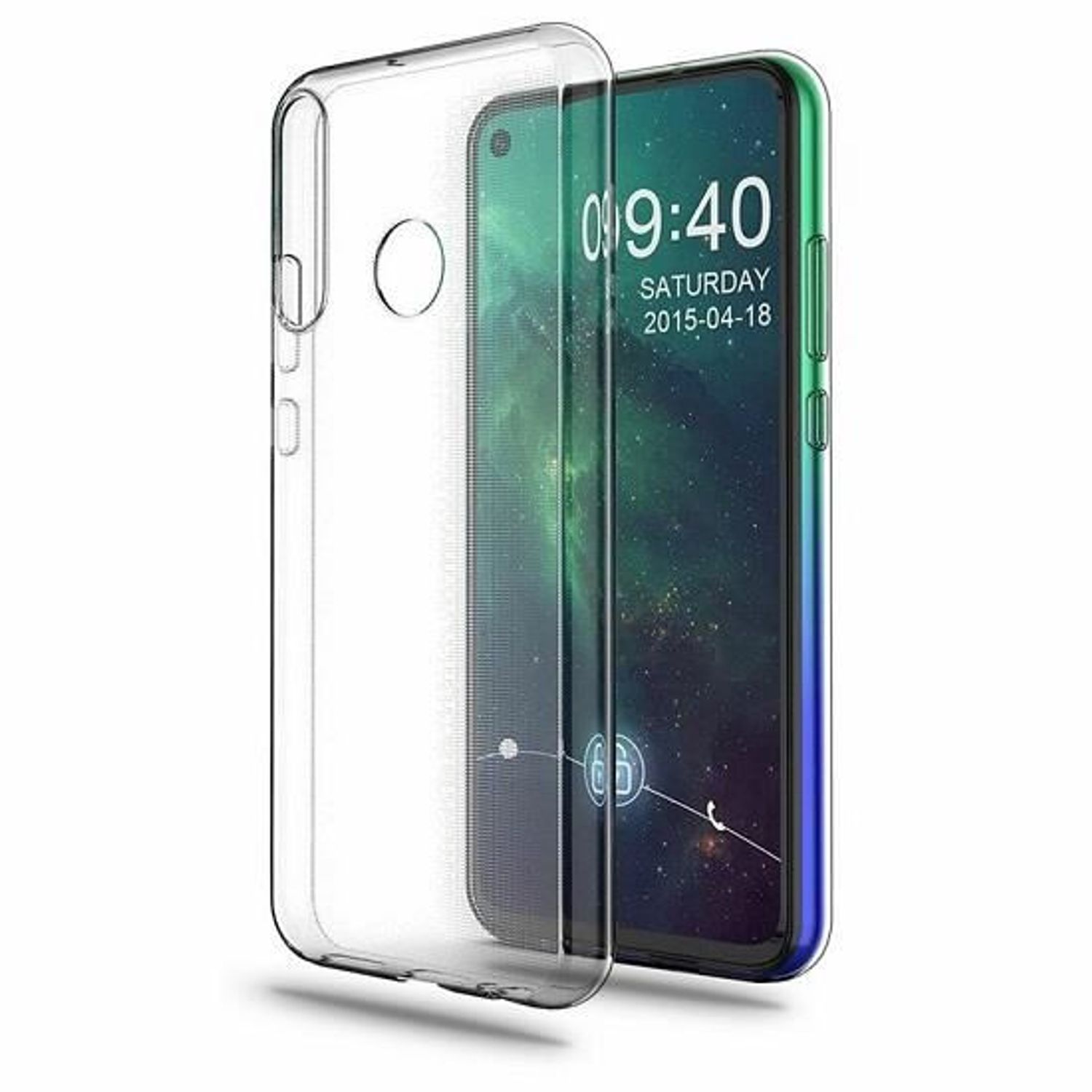 Husa Huawei P40 Lite E - Iberry TPU UltraSlim Clear fotografia produsului