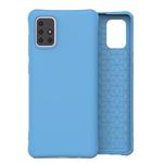 Husa Silicon Samsung Galaxy A71 - iberry Color Soft Albastru fotografia produsului
