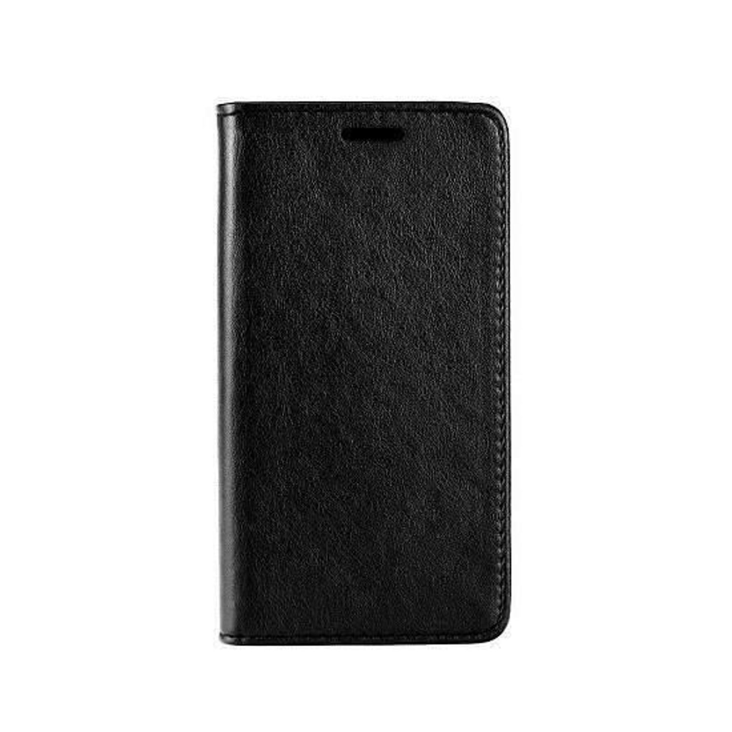 Husa Flip Apple iPhone 12 Mini - iberry Magnet Book Negru fotografia produsului
