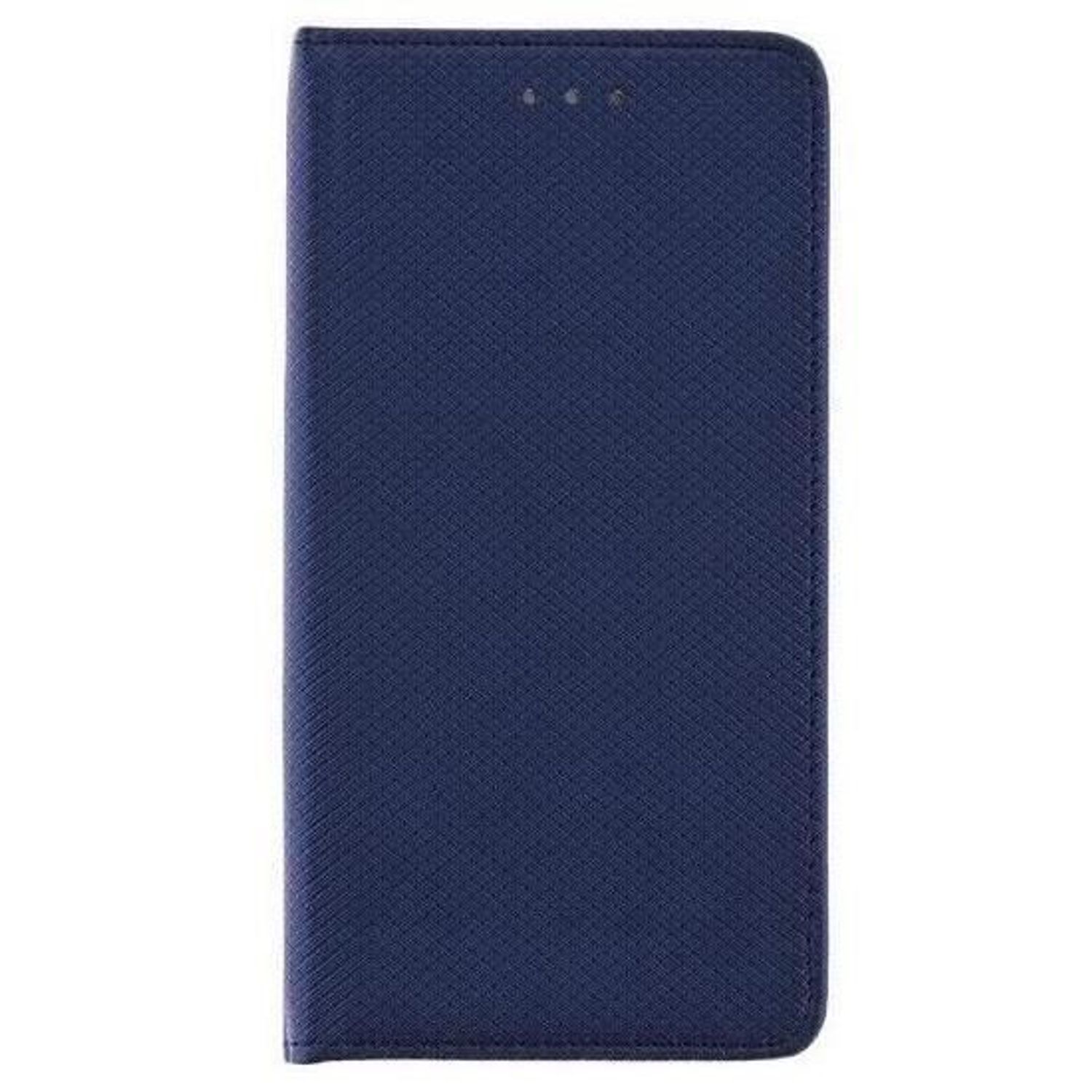 Husa Flip Compatibila cuSamsung Galaxy S21 Plus - iberry Smart Book Tip Carte Albastru fotografia produsului
