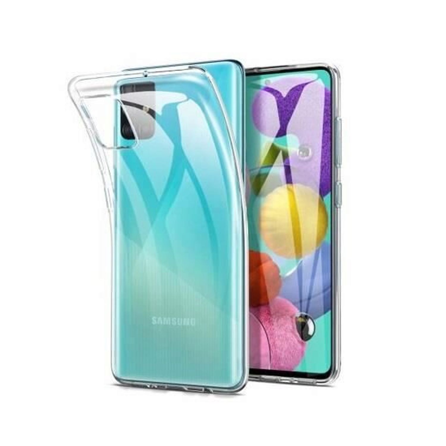 Husa Samsung Galaxy A71 - Roar Colorful Jelly Case Transparent fotografia produsului