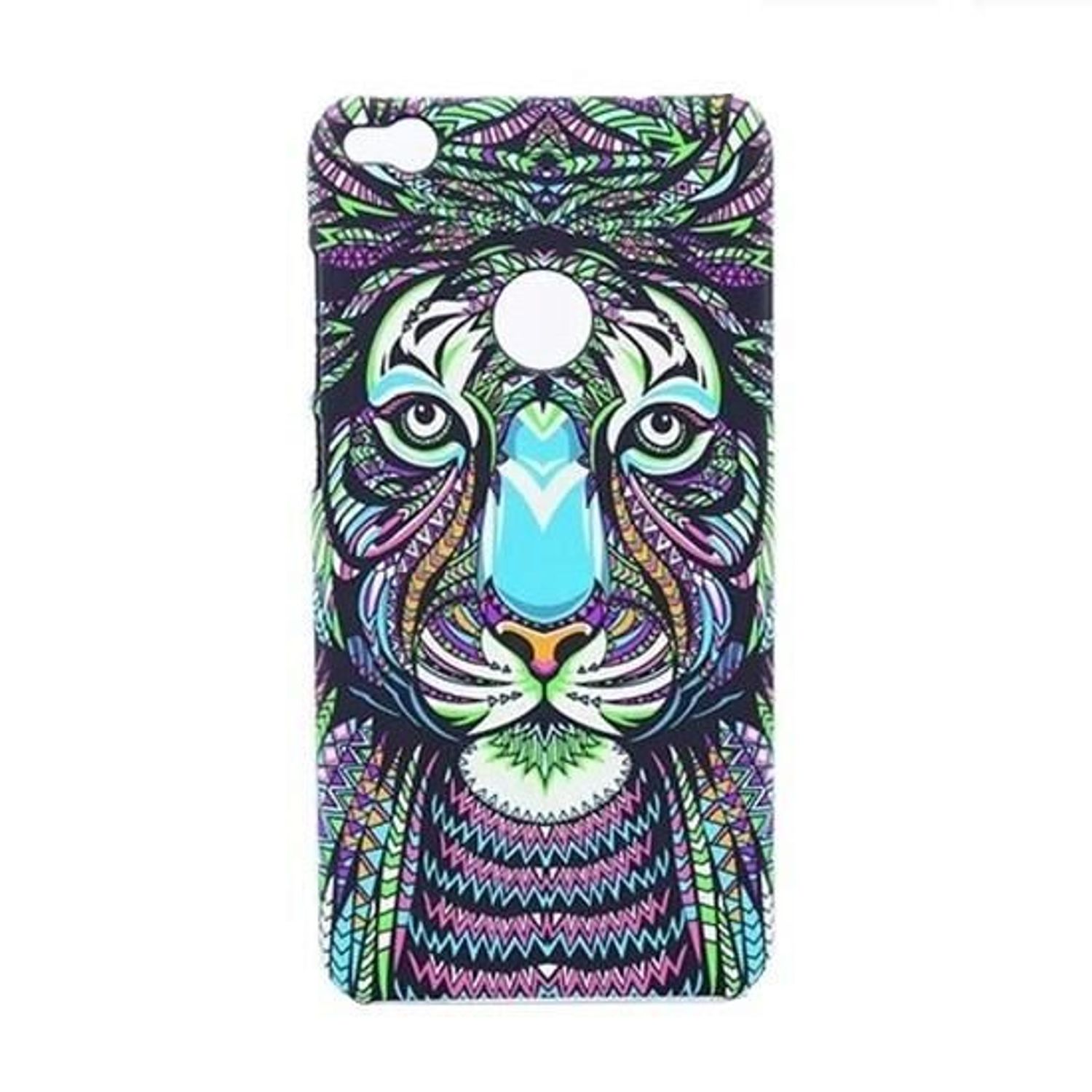 Husa Huawei P8 Lite (2017),Huawei P9 Lite (2017) - iberry Glow Silicon Case Tiger fotografia produsului
