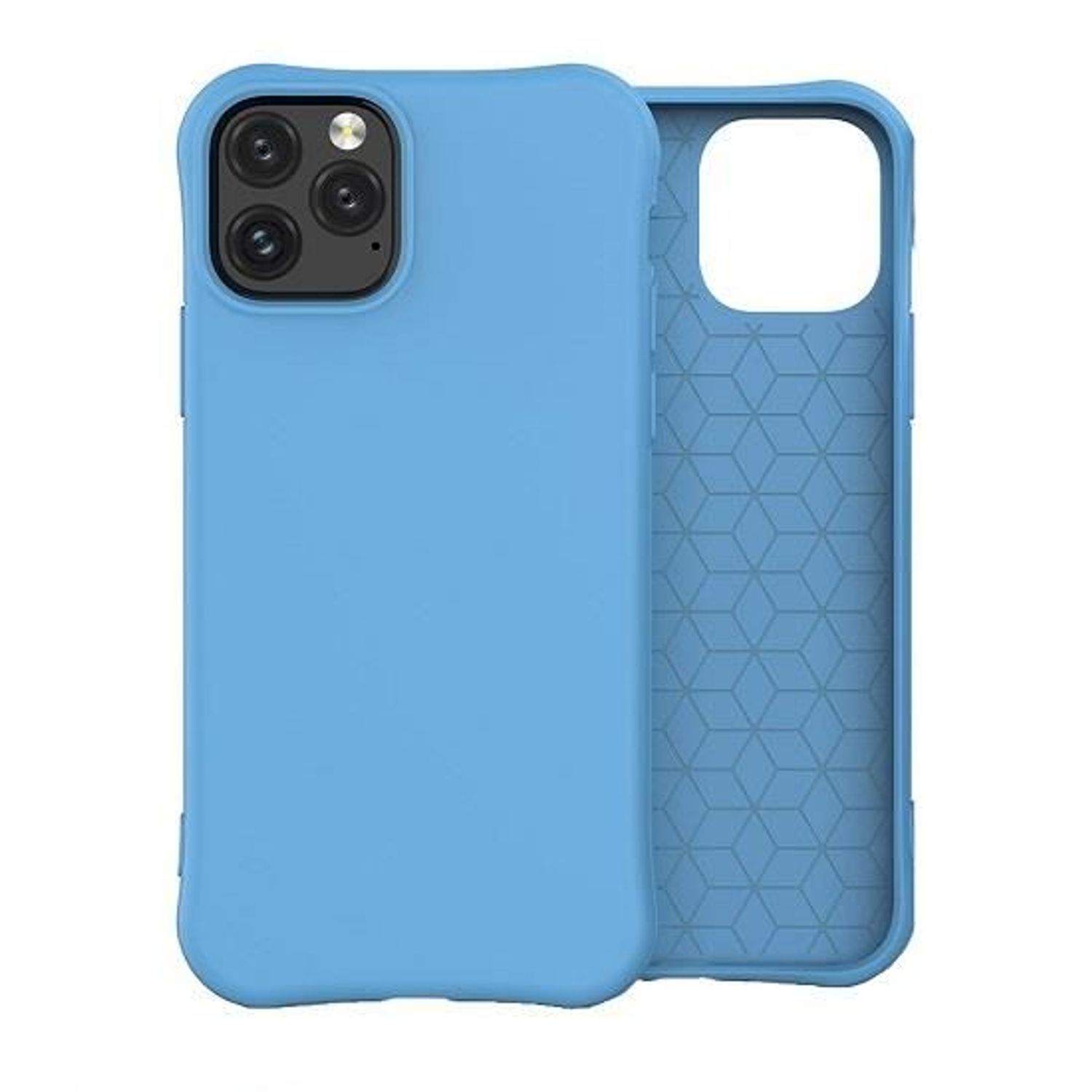 Husa Silicon Apple iPhone 11 Pro - iberry Color Soft Albastru Deschis fotografia produsului