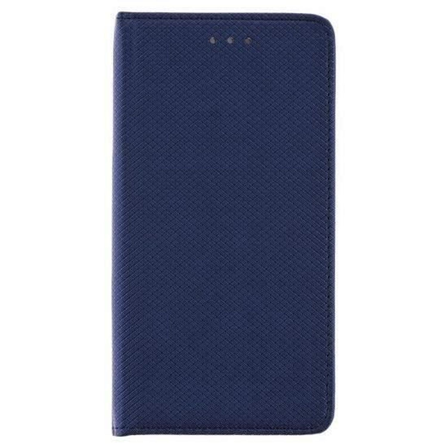 Husa Flip Apple iPhone 12 Mini - iberry Smart Book Tip Carte Albastru fotografia produsului