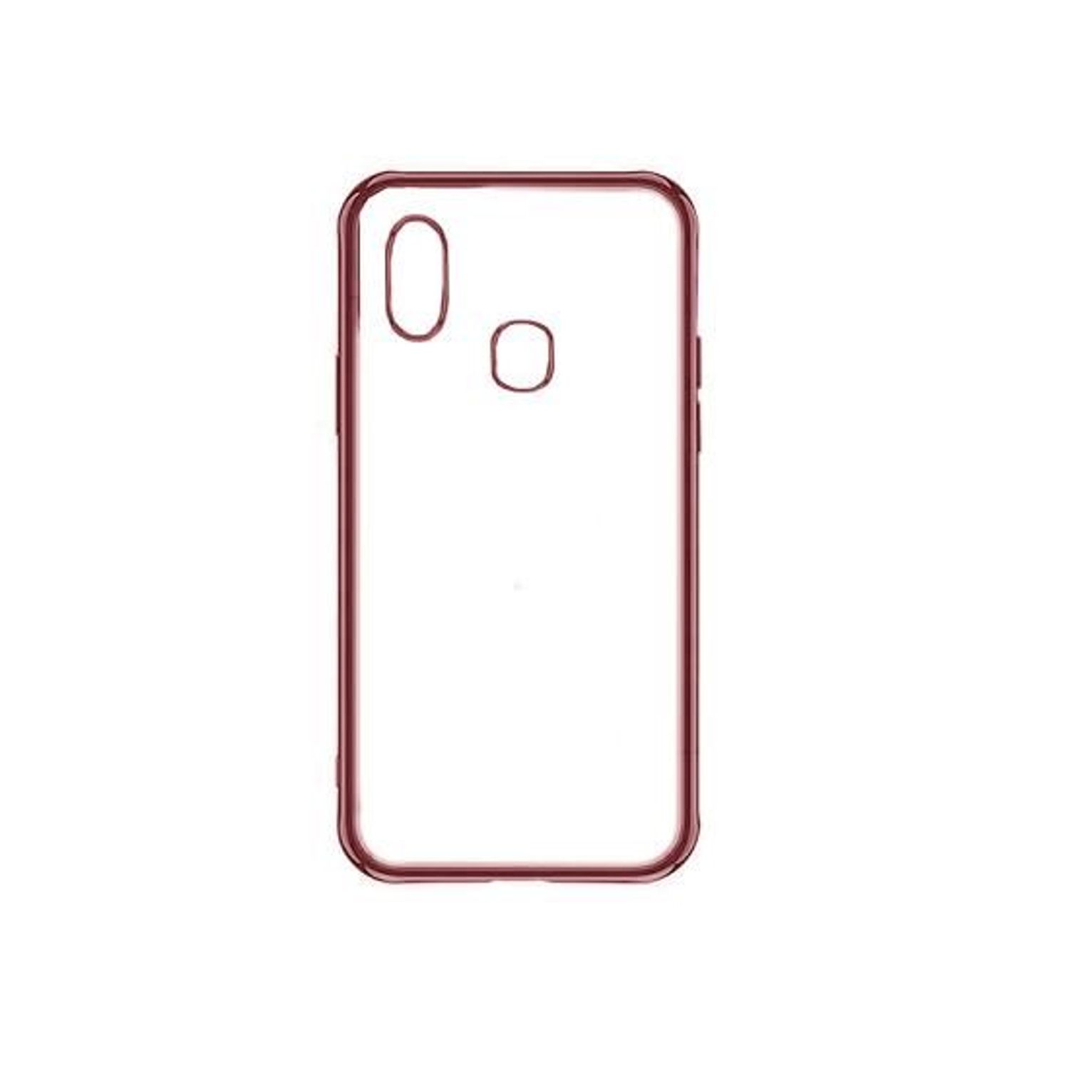 Husa Samsung Galaxy A40 - Iberry Electro Matt Red fotografia produsului