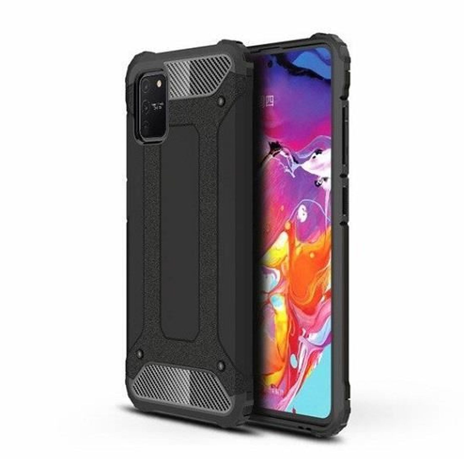 Husa Samsung Galaxy S10 Lite - iberry Armor Hybrid Negru fotografia produsului