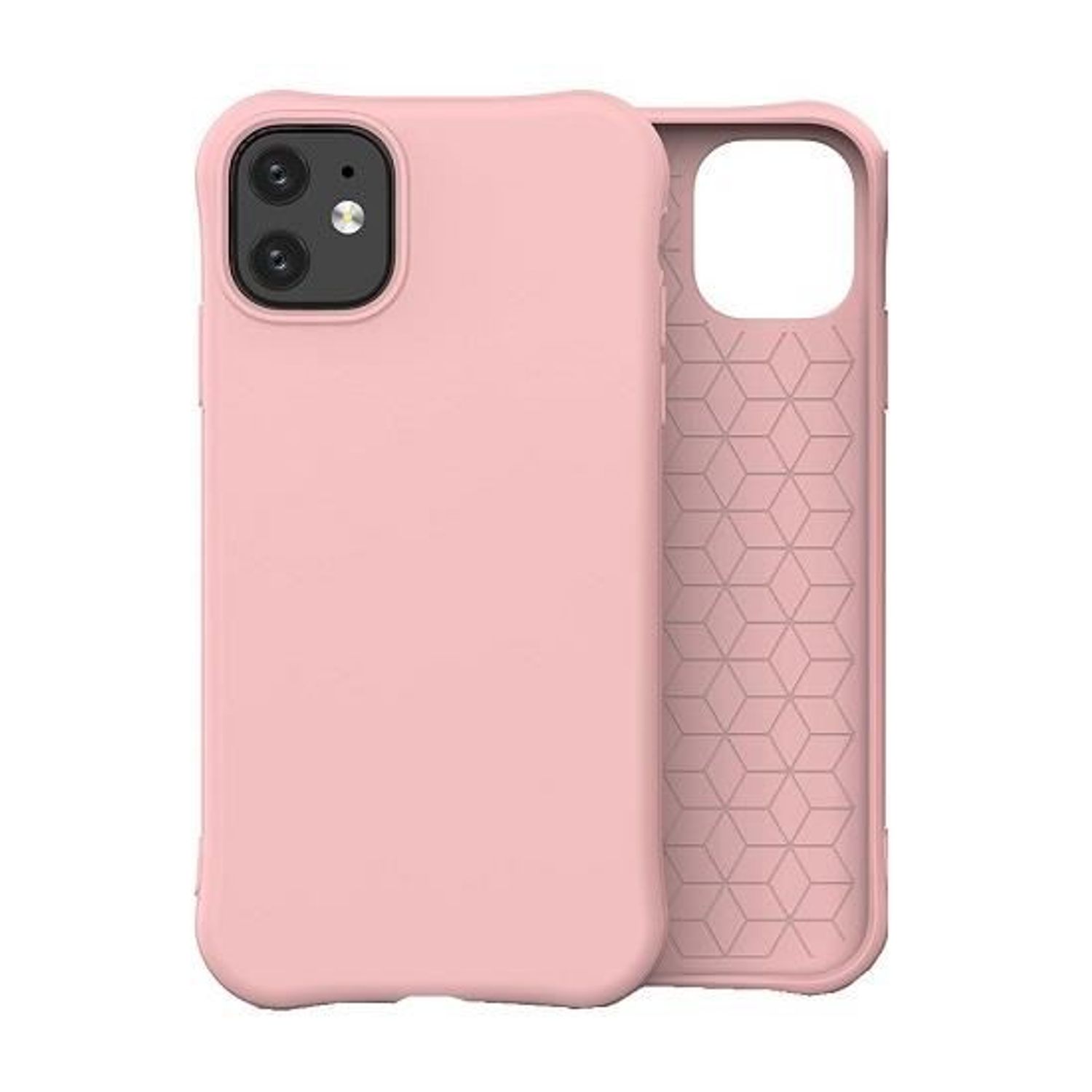 Husa Silicon Apple iPhone 11 - iberry Color Soft Roz fotografia produsului