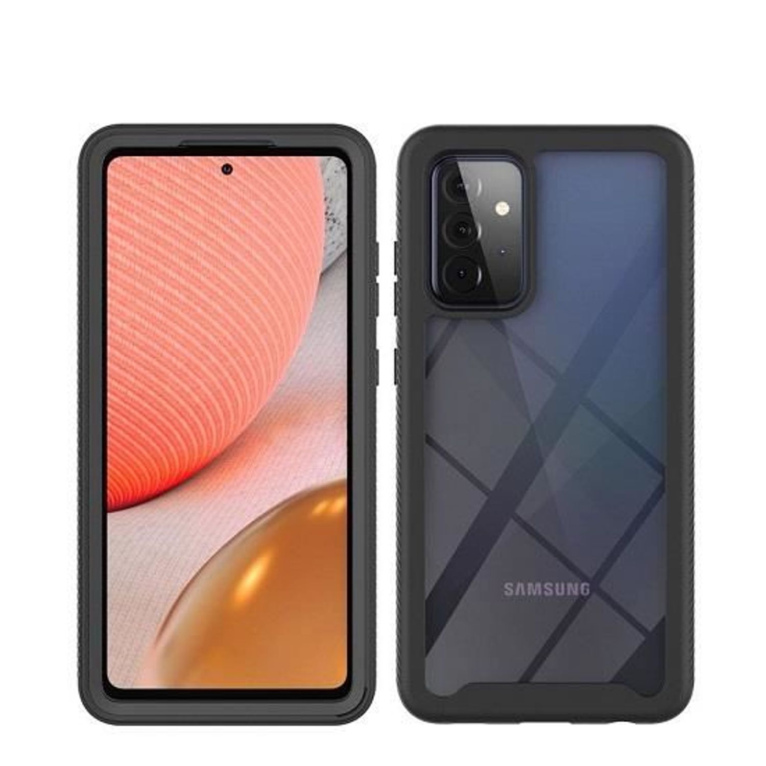 Husa Samsung Galaxy A72 - Tech-Protect Defense 360 Black fotografia produsului