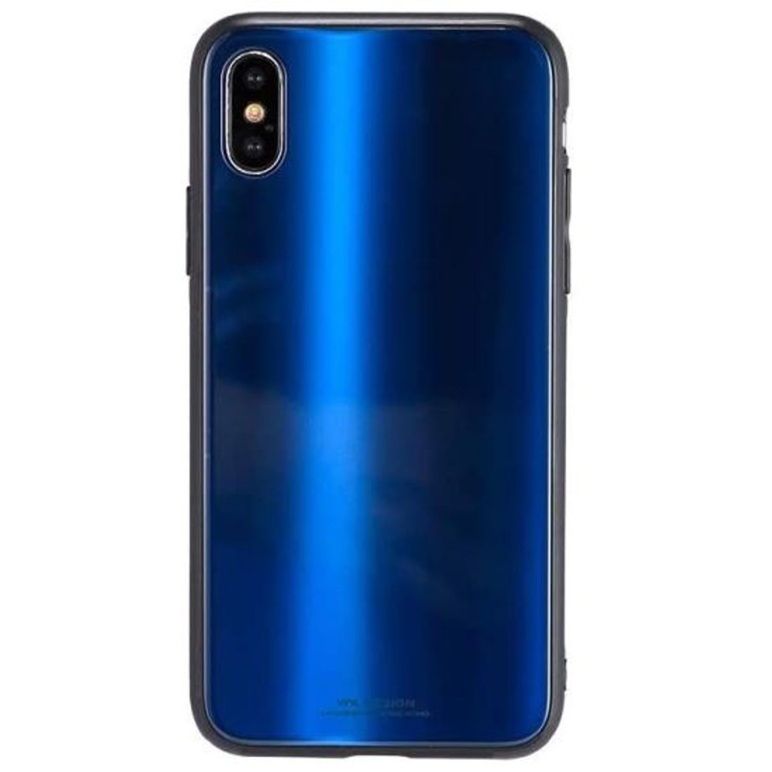 Husa Compatibila cu Apple iPhone X,iPhone XS - WK Design Glass Blue fotografia produsului
