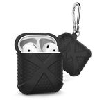 Husa Apple AirPods 1/2 - Tech-Protect TPU Armour Black fotografia produsului