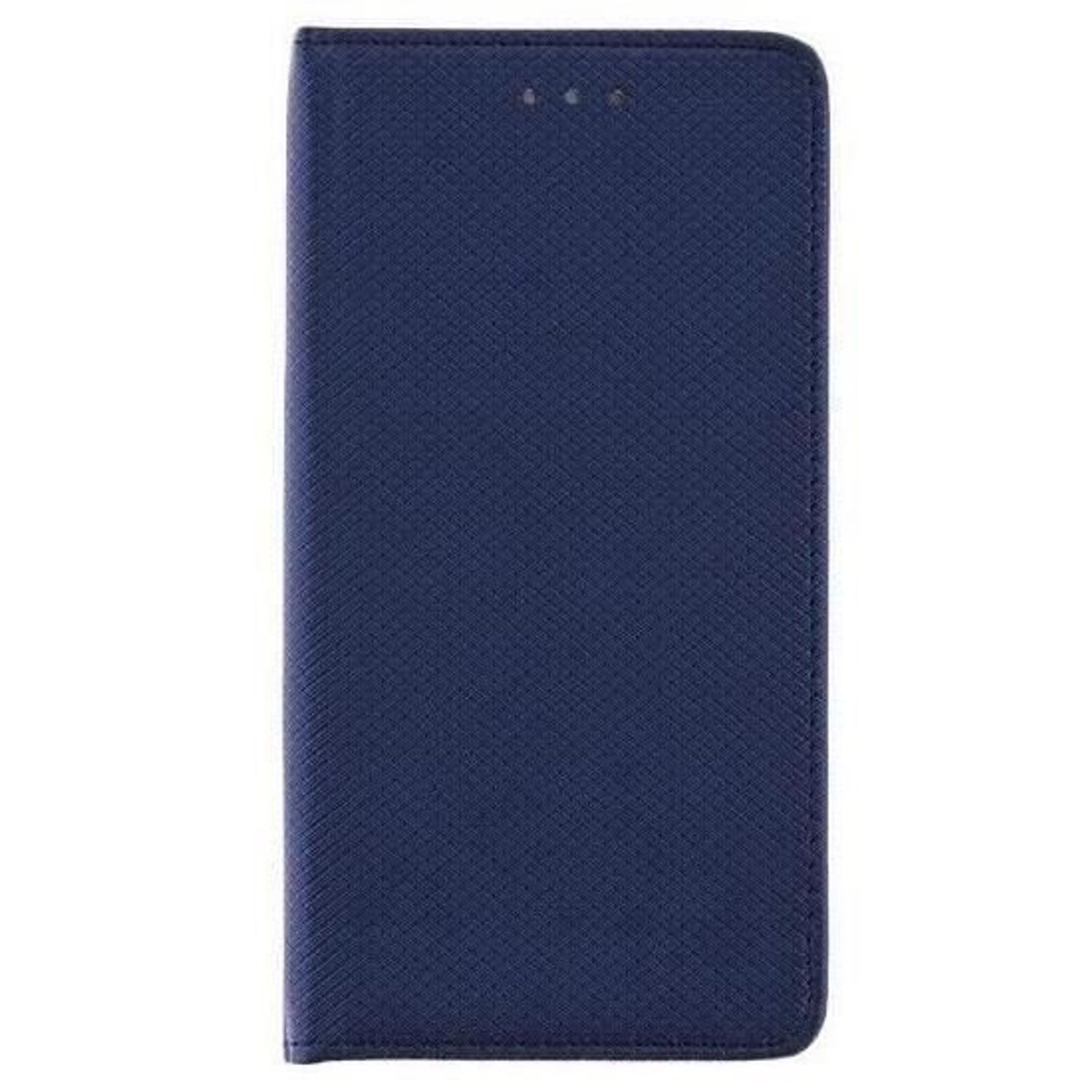 Husa Flip Compatibila cu Xiaomi Redmi Note 9T - iberry Smart Book Tip Carte Albastru fotografia produsului