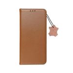 Husa Flip Piele Naturala Compatibila cu Apple iPhone XR - Forcell Smart Pro Maro fotografia produsului